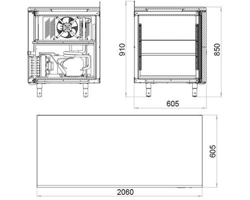 Холодильный стол TM4-GC