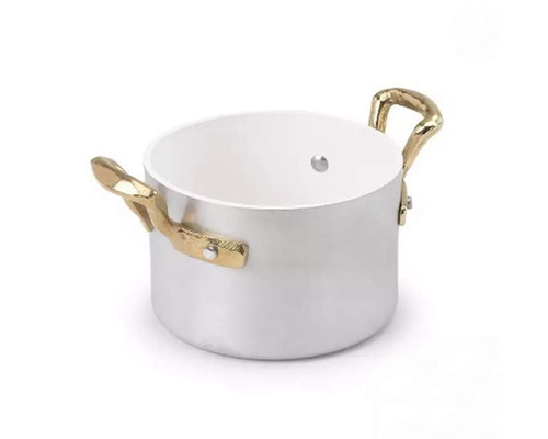 Кастрюля алюминиевая 10х7 см Pentole Agnelli ALSA104W10