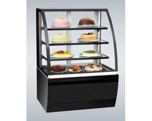 Кондитерский прилавок Norpe AIDA-90-M (черный)