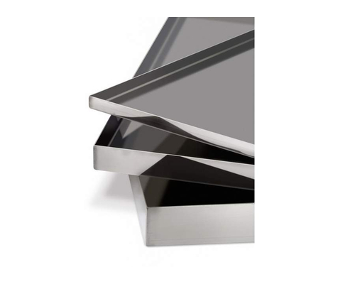 Противень Luxstahl 600х400х20 мм сварной, нерж.