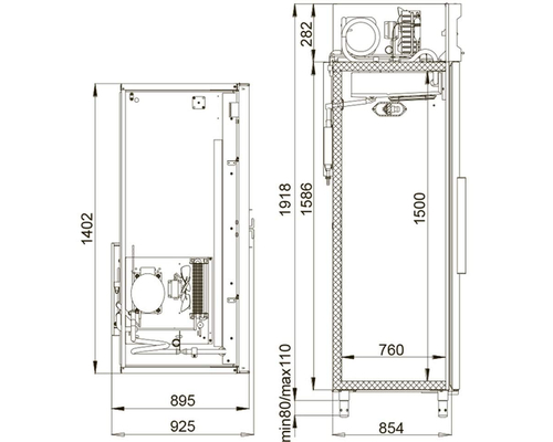 Шкаф холодильный медицинский Polair ШХФ-1,4