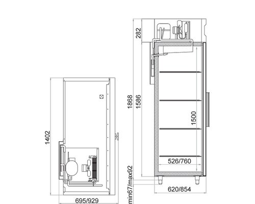 Шкаф холодильный Polair CV114-S