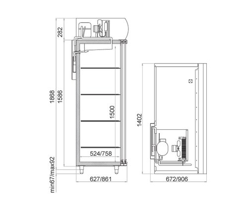 Шкаф холодильный Polair DM110Sd-S (ШХ-1,0 купе)