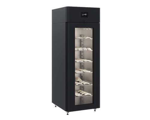 Холодильный шкаф Polair CS107 Bakery Br (со стеклянной дверью, black, Тип 1)