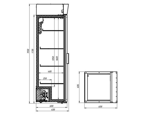Холодильный шкаф Polair DM104c-Bravo (с канапе)
