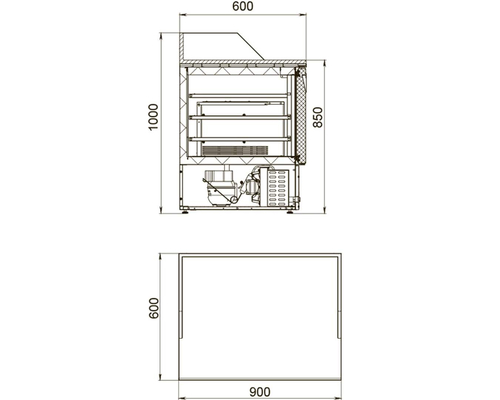 Холодильный стол Polair TMi2pizza-G