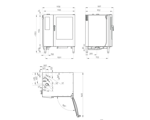 Пароконвектомат Retigo B1221I VISION II (инжектор)