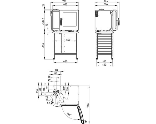 Пароконвектомат Retigo B623I VISION II (инжектор)