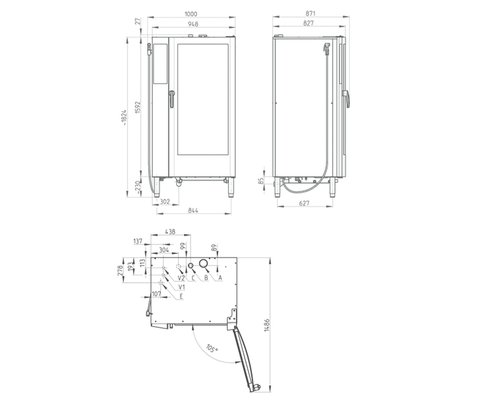 Пароконвектомат Retigo O2011I VISION II (инжектор)