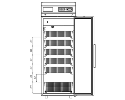 Шкаф холодильный медицинский Polair ШХФ-0,5