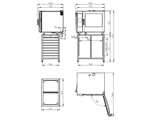 Шкаф пекарский Retigo DM5