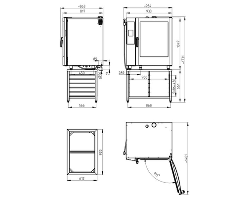 Шкаф пекарский Retigo DM8