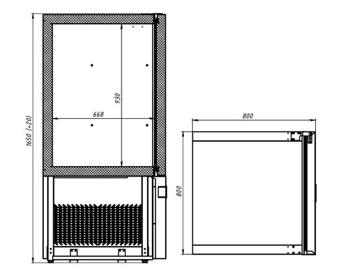 Шкаф шоковой заморозки Polair CR10-L