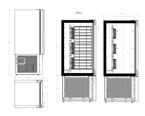 Шкаф шоковой заморозки Polair CR15-G (380 W)