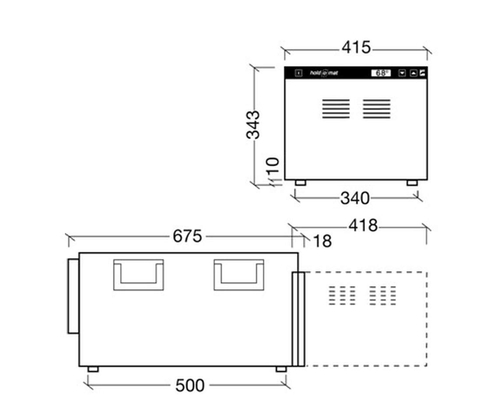 Шкаф тепловой (холдомат) Retigo HOLD-O-MAT 2/3