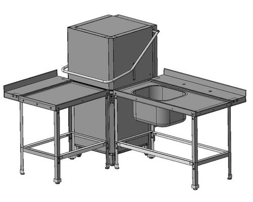Купольная посудомоечная машина Silanos E1000U (угловая)