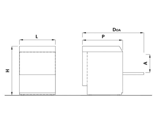 Машина посудомоечная Silanos N750 EVO2 HY-NRG (с дозаторами и помпой)