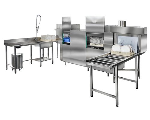 Тоннельная посудомоечная машина Silanos T1500 DE (справа-налево, с автозапуском и дозаторами)