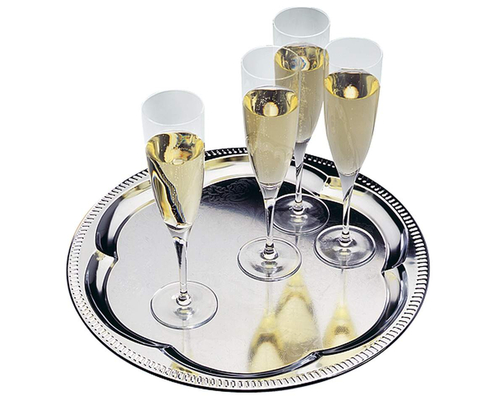 Блюдо круглое металлическое APS 00393