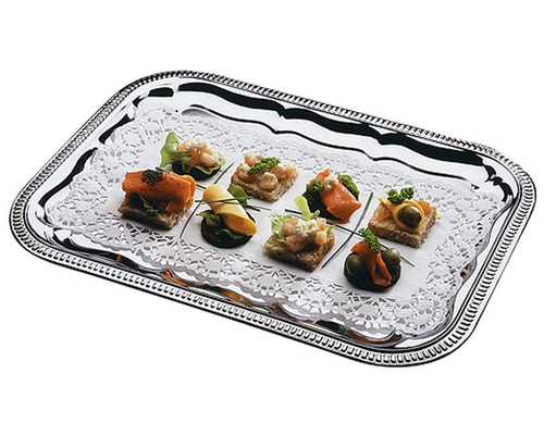 Блюдо металлическое прямоугольное APS 00394