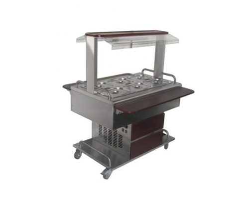 Салат-бар тепловой RADA МЭП-11/7Н (мармит электрический передвижной)