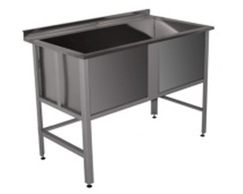 Ванна котломоечная ВМК-12/6Б с одной емкостью и бортом