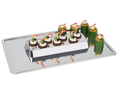 Блюдо металлическое прямоугольное APS 11475 (2 уровня)