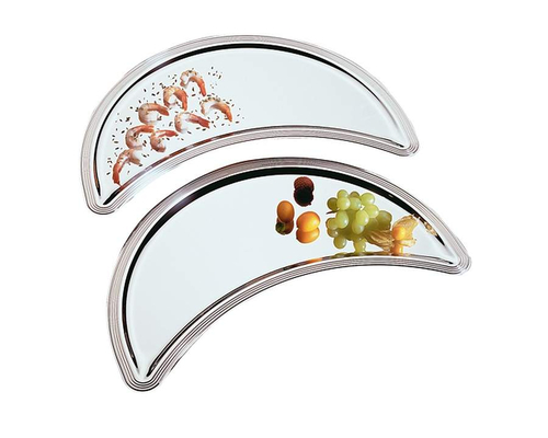 Блюдо зеркальное полумесяц APS 11111