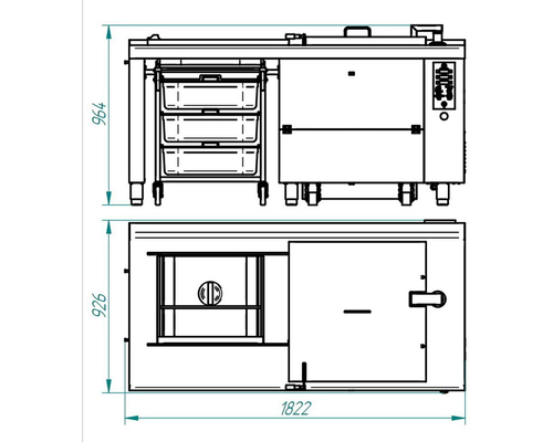Электрическая фритюрница Abat ЭФК-70Л