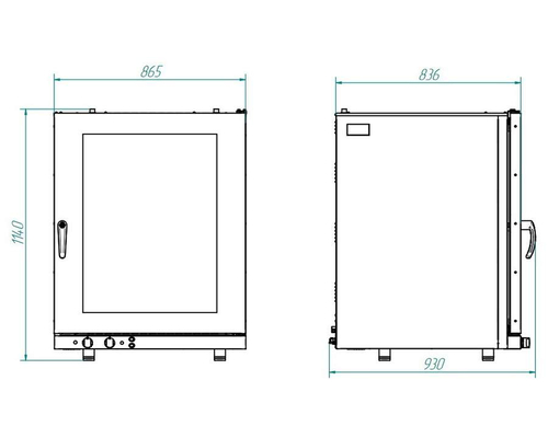 Конвекционная печь Abat КЭП-10