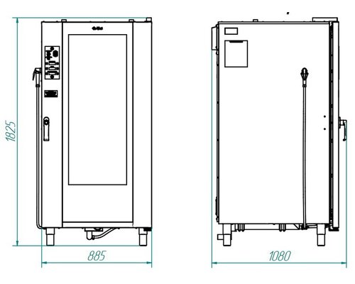 Конвекционная печь Abat КЭП-16П-01
