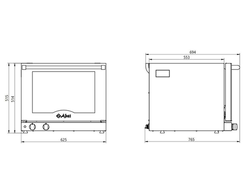Конвекционная печь Abat КПП-4ЭМ