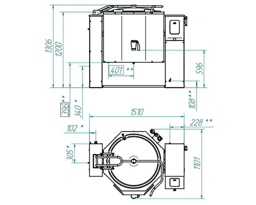 Котел пищеварочный Abat КПЭМ-250-О (со сливным краном)
