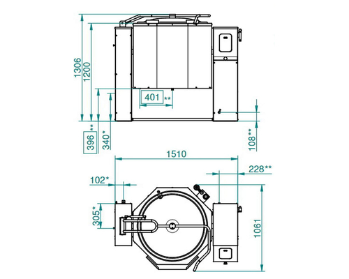 Котел пищеварочный КПЭМ-250 О