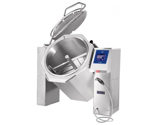 Котел пищеварочный опрокидывающийся Abat КПЭМ-100-ОМП с миксером