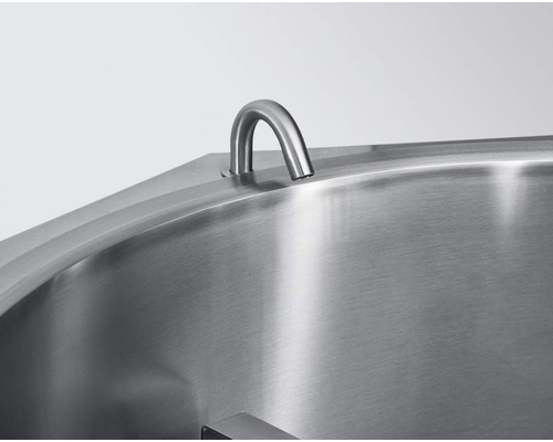 Котел пищеварочный опрокидывающийся Abat КПЭМ-250-ОМП с миксером и сливным краном