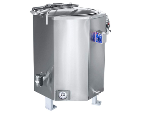 Котел пищеварочный паровой Abat КПЭМ-250П: работа от внешнего парогенератора