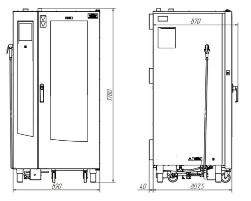 Пароконвектомат Abat ПКА 20-1/1ВП2 (инжектор)