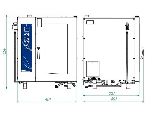 Пароконвектомат ПКА 10-1/1ВМ2
