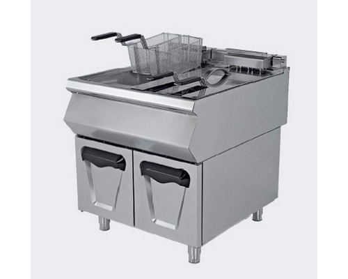 Фритюрница напольная на закрытом шкафу Fornazza 18 л + 18 л