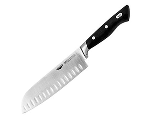 Нож кухонный с углублениями Paderno 18 см