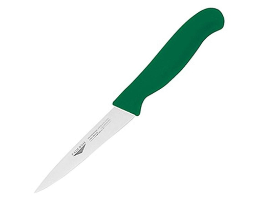Нож овощной Paderno 11 см (зеленая ручка)