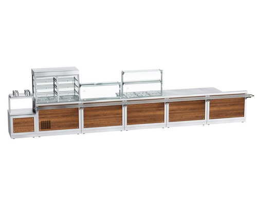 Прилавок-витрина холодильный HOT-LINE ПВВ(Н)-70Х-01-НШ