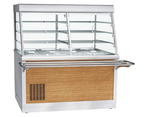 Прилавок-витрина холодильный HOT-LINE ПВВ(Н)-70Х-С-01-НШ