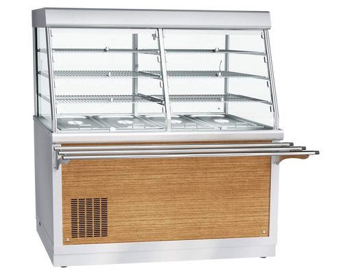 Прилавок-витрина холодильный HOT-LINE ПВВ(Н)-70Х-С-01-НШ