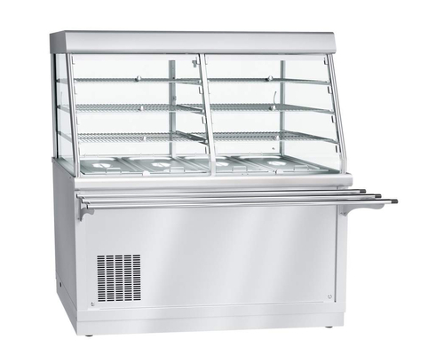Прилавок-витрина холодильный HOT-LINE ПВВ(Н)-70Х-С-01-НШ