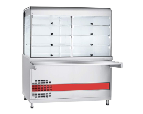 Прилавок-витрина холодильный ПВВ(Н)-70КМ-С-01-НШ (плоский стол)