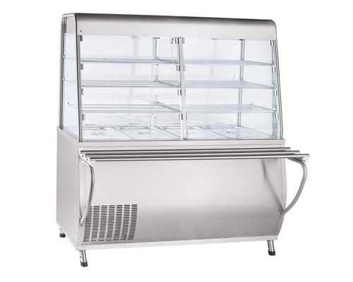 Прилавок-витрина холодильный ПВВ(Н)-70Т-С-01-НШ (саладетта закрытая, с г/е)