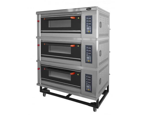 Шкаф пекарский подовый газовый Grill Master ШЖГ/3 (с пароувлажнением, +400С)