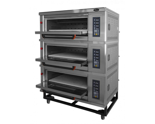 Шкаф пекарский подовый газовый Grill Master ШЖГ/3 (с пароувлажнением, +400С)